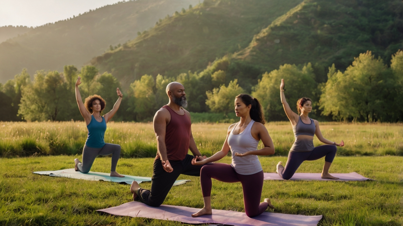 Yoga nelle montagne